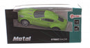 Metal raceauto groen