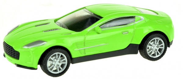 Metal raceauto groen