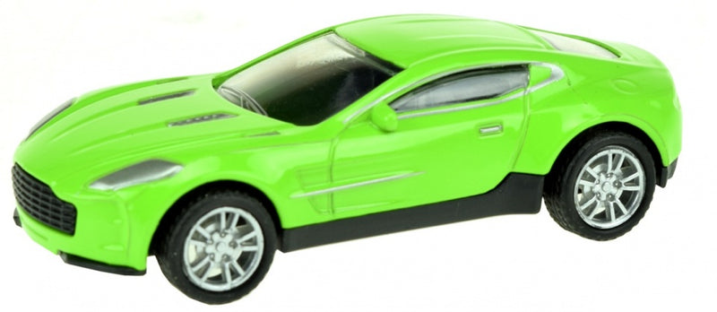 Metal raceauto groen