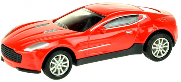 Metal raceauto rood