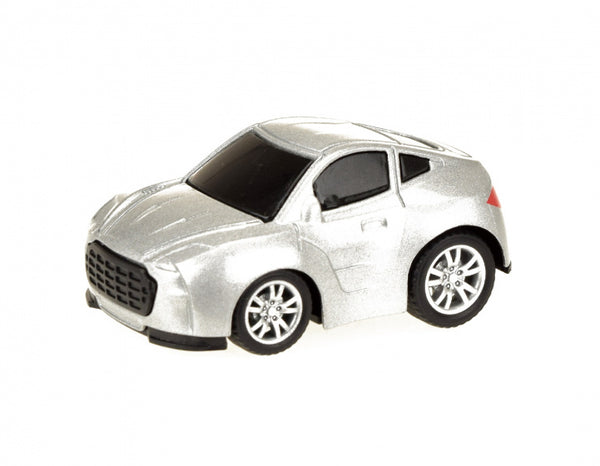 sportwagen Metal jongens 6,5 cm zilver