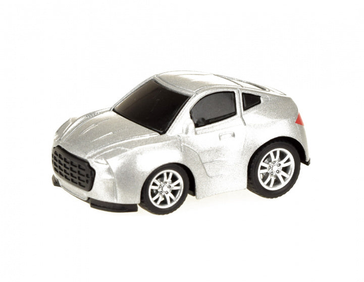 sportwagen Metal jongens 6,5 cm zilver