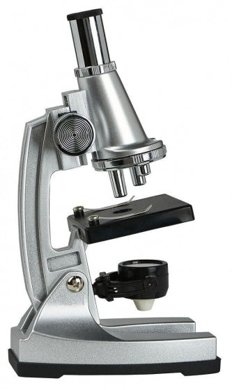 microscoopset 31,3 x 26,8 cm zilver/zwart 40-delig