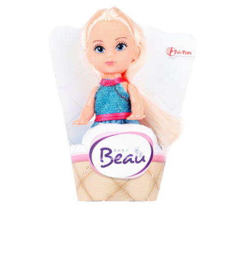 mini mode-prinses blauw/jurk