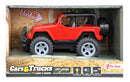 off-road Buggy frictie 15 cm rood