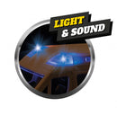 politiebus Duitse junior 29,2 x 12,7 x 11,8 cm grijs