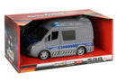 politiebus Duitse junior 29,2 x 12,7 x 11,8 cm grijs