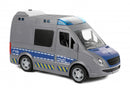 politiebus Duitse junior 29,2 x 12,7 x 11,8 cm grijs