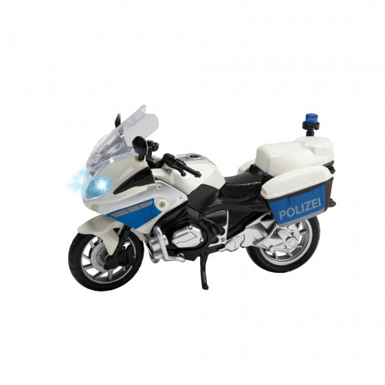 politiemotor De junior 22 x 9,5 x 14 cm wit