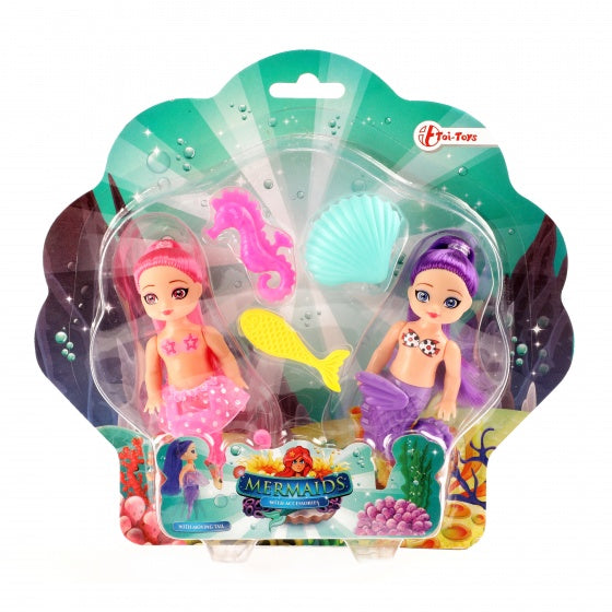 Mermaids Zeemeerminpop met Accessoires, 12cm