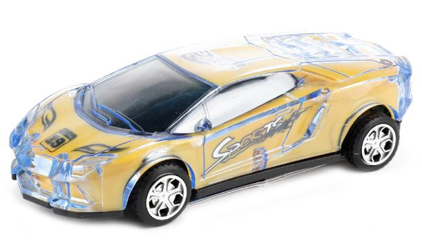 raceauto junior 15,5 x 6,5 x 4 cm frictie geel