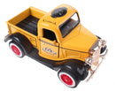 schaalmodel classic cars die-cast geel 12 cm