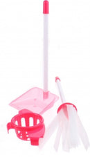 schoonmaakset dweil 5-delig roze