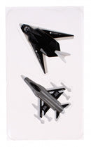 Sky Fighter vliegtuigjes diecast 7 cm zwart/grijs