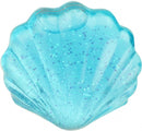slijm Glitter Putty in schelp 6 cm blauw
