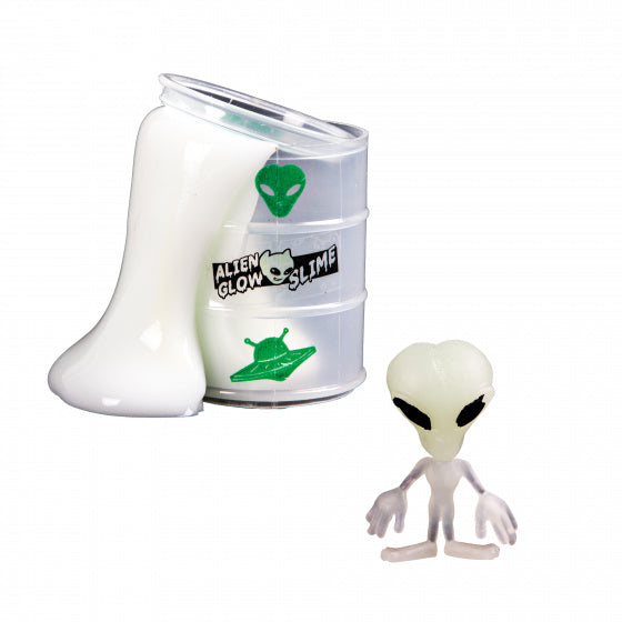 Glow N Fun Olievat met Glow In The Dark Slijm + Alien