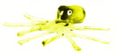 slijmfiguur Sticky Octopus junior 8 cm geel
