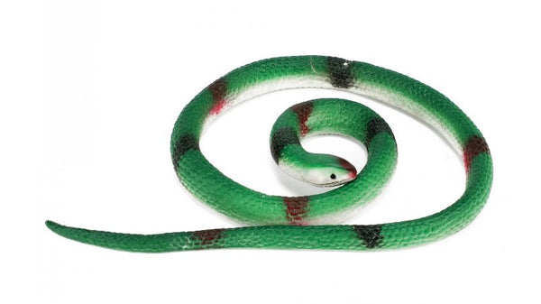 speeldier Animal World slang 150-200 cm rubber groen