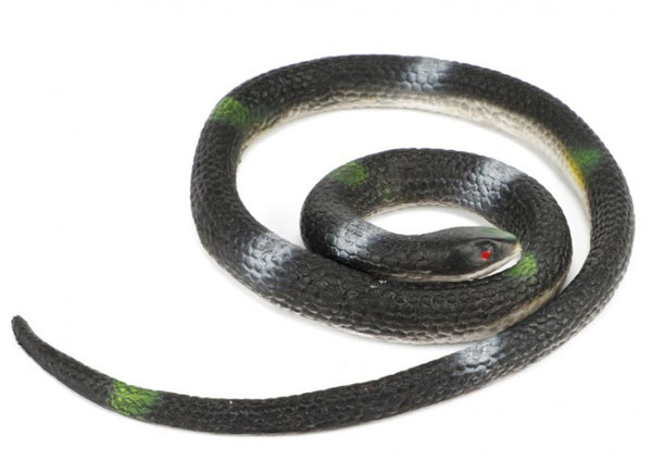 speeldier Animal World slang 150-200 cm rubber zwart