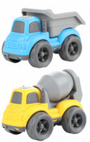 speelgoedauto Little Stars 14 cm geel/blauw 2-delig