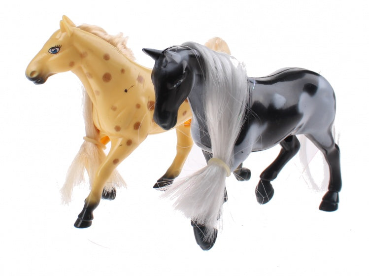 speelset Kailey's paard 9-delig zwart/bruin