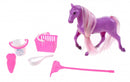 speelset paard 6-delig paars