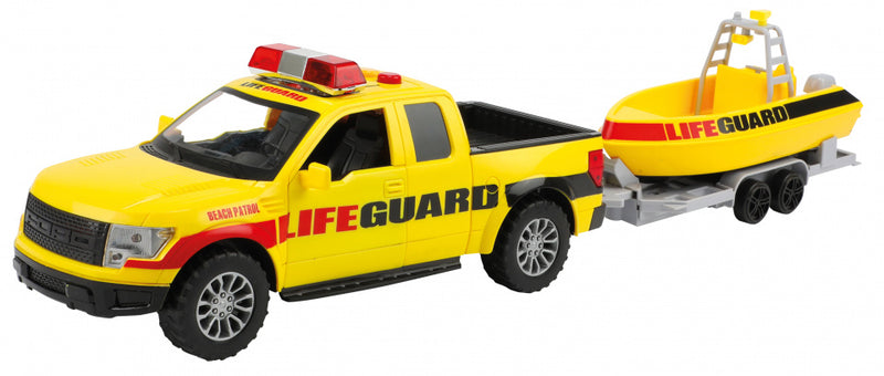 speelset reddingsbrigade junior 48 cm geel 2-delig