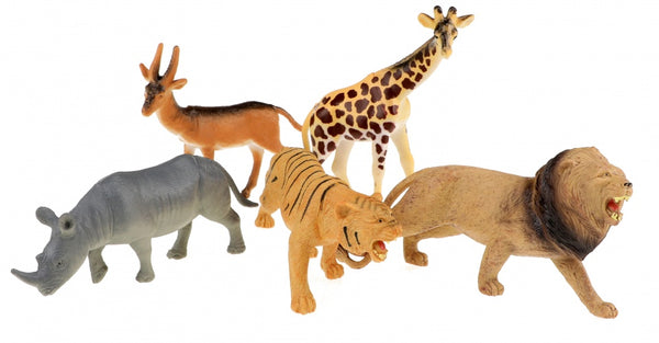 Animal World Wilde Dieren Deluxe 5stuks in Zak