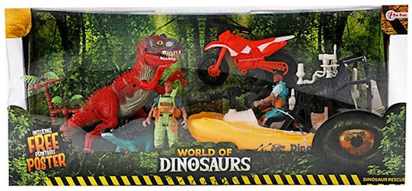 World of Dinosaurs Speelset - Boot en Motor met Dino's