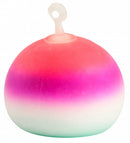 squeeze bal junior siliconen roze/paars