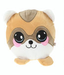 Squeezies hamster junior 20 cm pluche wit/bruin