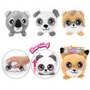 Squeezies vos junior 25 cm pluche bruin/zwart