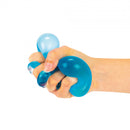 stressbal 8 cm siliconen blauw