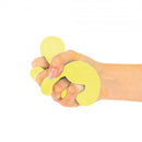stressbal 8 cm siliconen geel