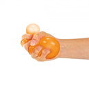 stressbal 8 cm siliconen oranje