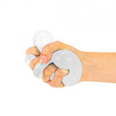 stressbal 8 cm siliconen wit