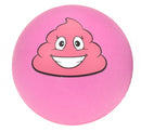 stuiterbal Funny Poo! 5 cm junior roze