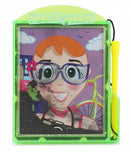 tekenbord Magnetic Fuzzy Face junior groen 2-delig