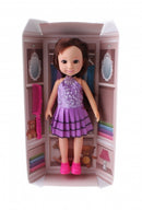 tienerpop Emma and friends jurk paars 35 cm