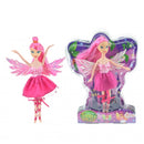 FAIRY FRIENDS Fee mt glittervleugels 22cm -roze