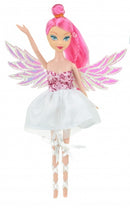 FAIRY FRIENDS Fee met glittervleugels 22cm -wit