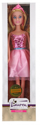 tienerpop Lauren blond 30 cm roze