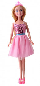 tienerpop Lauren blond 30 cm roze