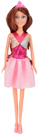 tienerpop Lauren brunette 30 cm roze