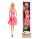 Tienerpop Lauren feestjurk met strik 29 cm