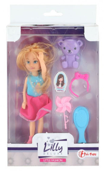 LILLY Mini tienerpop 14cm met acc 2ass Lauren