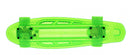 verlicht skateboard incl. accu 55 cm groen