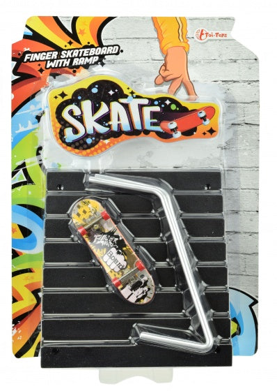 Vinger Skateboard met Trap, 4dlg.