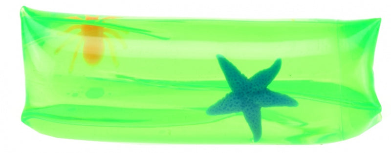 slijmfiguur gladjanus met zeedieren 12 cm groen