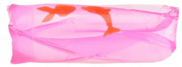 slijmfiguur gladjanus met zeedieren 12 cm roze